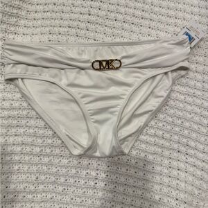 Michael Kors Cream Swim Bottoms